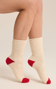 Z SUPPLY Vino Fuzzy Crew Socks (2-Pack)-The Shop Laguna Beach