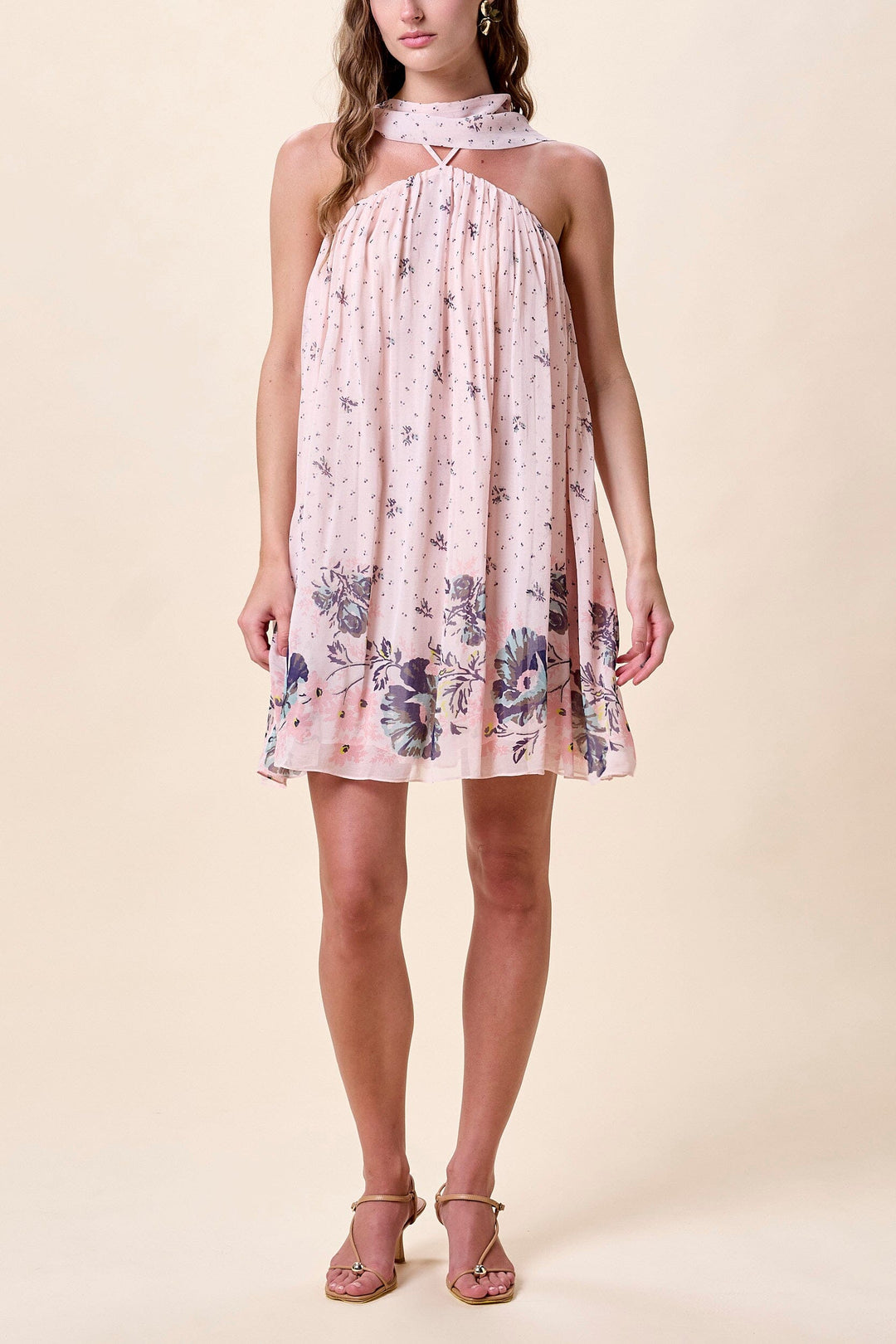 CLEOBELLA Jillian Halter Mini Dress-The Shop Laguna Beach