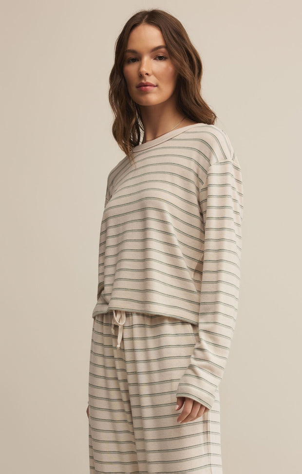 Z SUPPLY Laid Back Stripe Knit Top-The Shop Laguna Beach
