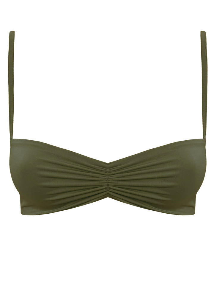 SLATE SWIM Lagos Ruched Top-The Shop Laguna Beach