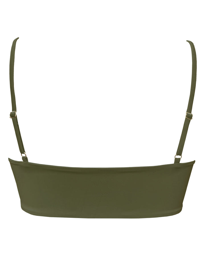 SLATE SWIM Lagos Ruched Top-The Shop Laguna Beach