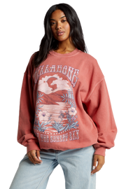 BILLABONG Ride In Oversized Crew Pullover Sweatshirt - More Colors Available-The Shop Laguna Beach