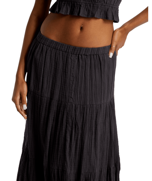 BILLABONG Ditsy Dreams Gauze Maxi Skirt-The Shop Laguna Beach