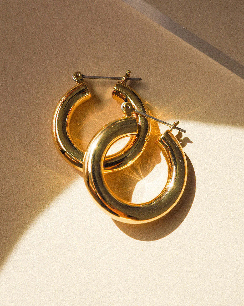 LUV AJ Baby Amalfi Hoops - Gold-The Shop Laguna Beach