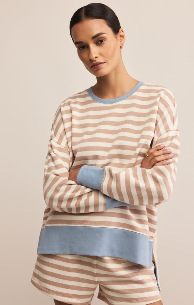 Z SUPPLY Low Key Stripe Short-The Shop Laguna Beach