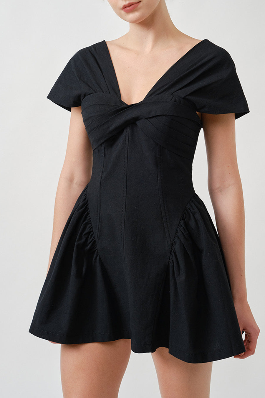 MAUDE CLUB Rae Bustier Mini Dress-The Shop Laguna Beach