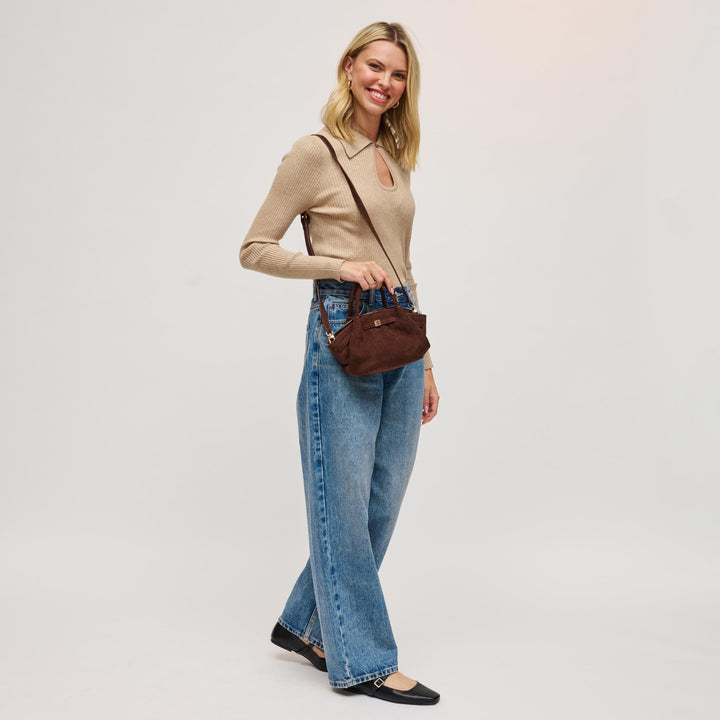 URBAN EXPRESSIONS Selena Suede Crossbody Bag-The Shop Laguna Beach