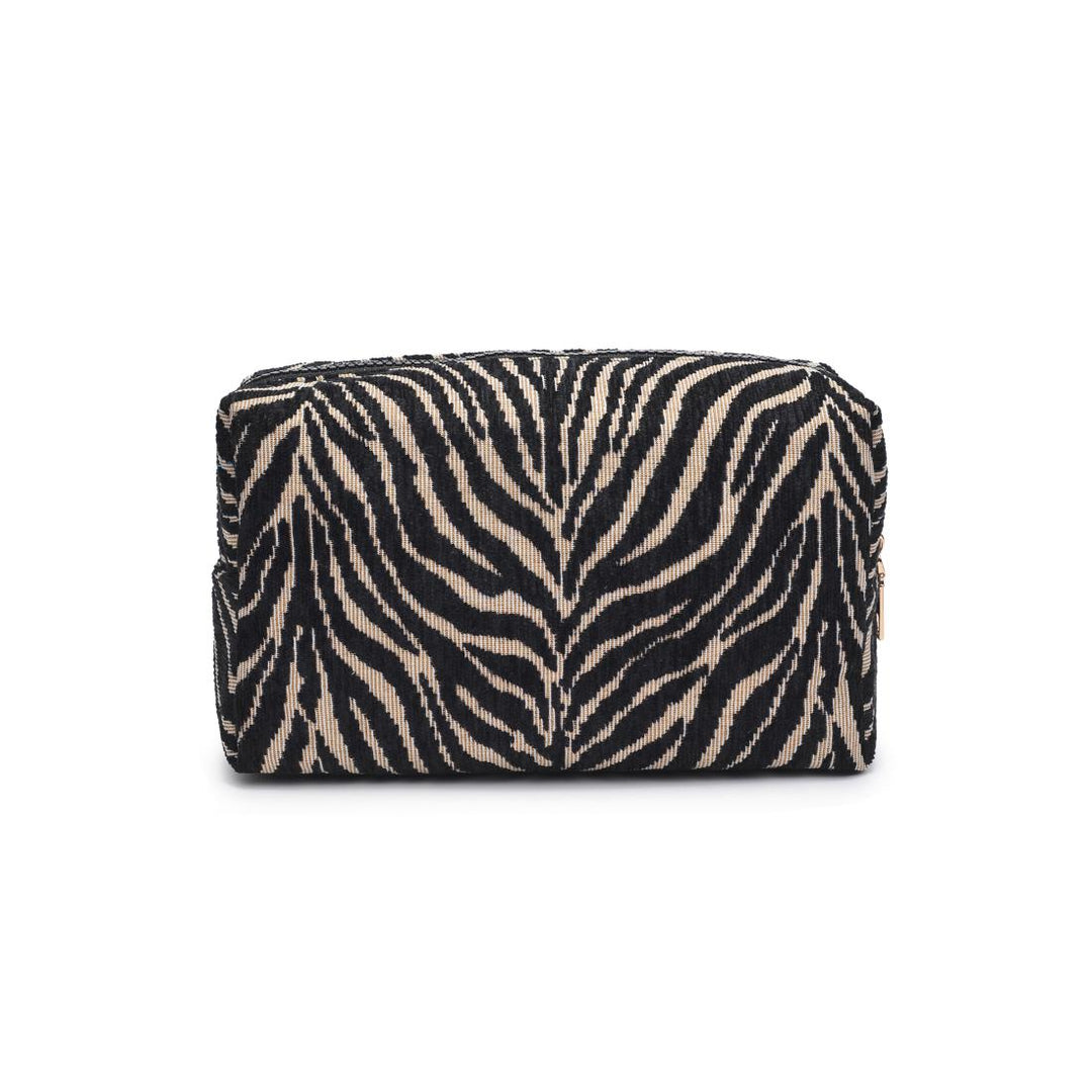 URBAN EXPRESSIONS Zebrini Cosmetic Bag-The Shop Laguna Beach
