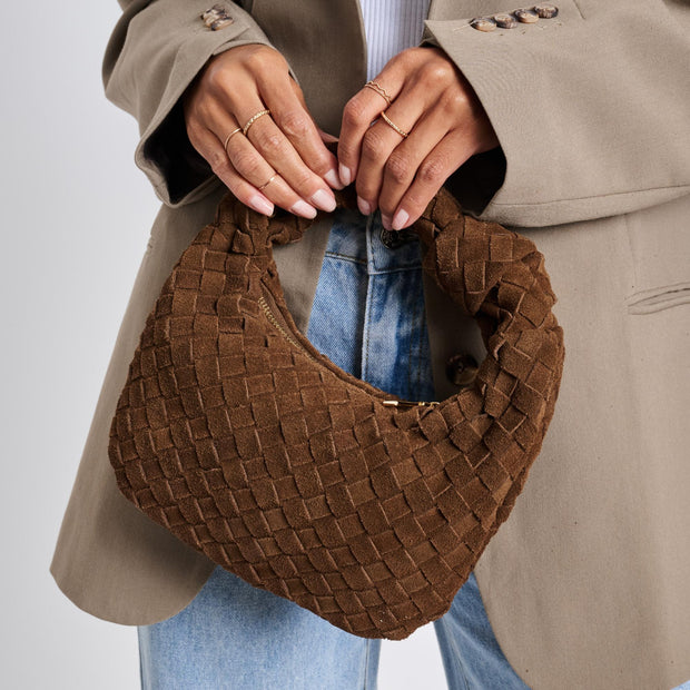 MODA LUXE Autumn Suede Woven Handbag - More Colors Available