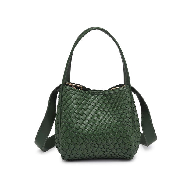 MODA LUXE Roxy Woven Double-Handle Crossbody Tote - More Colors Available-The Shop Laguna Beach