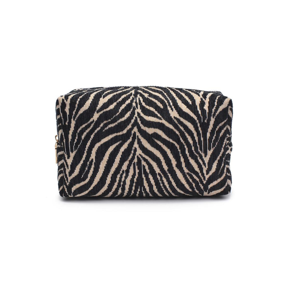 URBAN EXPRESSIONS Zebrini Cosmetic Bag-The Shop Laguna Beach
