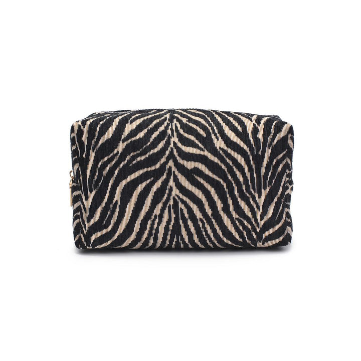 URBAN EXPRESSIONS Zebrini Cosmetic Bag-The Shop Laguna Beach
