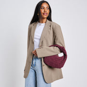 MODA LUXE Autumn Suede Woven Handbag - More Colors Available