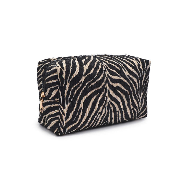 URBAN EXPRESSIONS Zebrini Cosmetic Bag-The Shop Laguna Beach