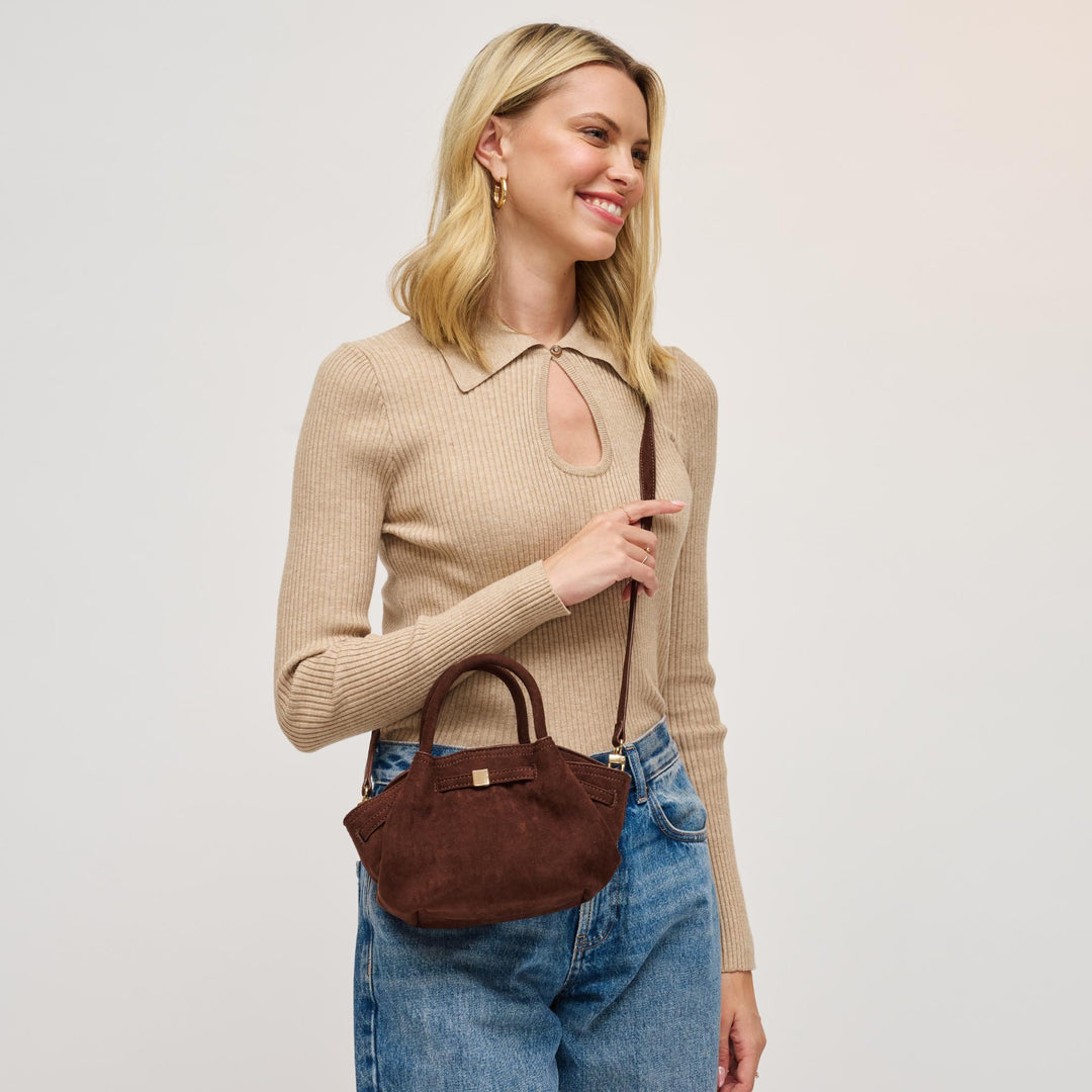 URBAN EXPRESSIONS Selena Suede Crossbody Bag-The Shop Laguna Beach