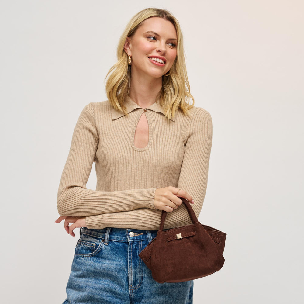 URBAN EXPRESSIONS Selena Suede Crossbody Bag-The Shop Laguna Beach