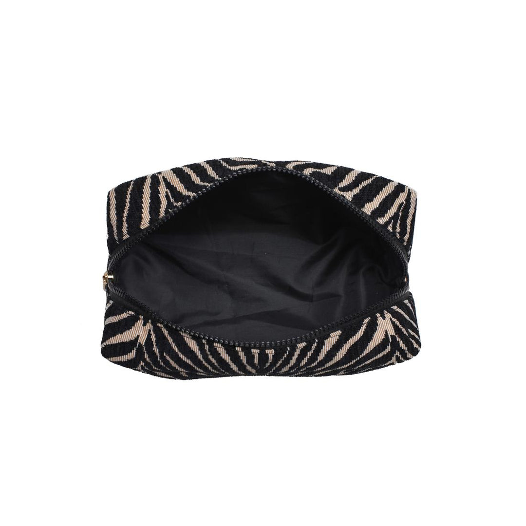 URBAN EXPRESSIONS Zebrini Cosmetic Bag-The Shop Laguna Beach
