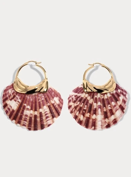LILI CLASPE Mira Shell Earrings-The Shop Laguna Beach