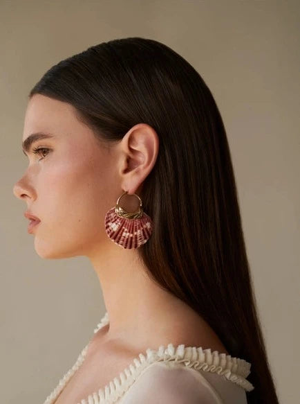 LILI CLASPE Mira Shell Earrings-The Shop Laguna Beach