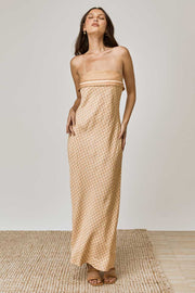 MON RENN Monikh Strapless Maxi Dress-The Shop Laguna Beach