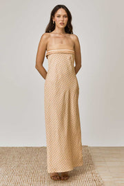 MON RENN Monikh Strapless Maxi Dress-The Shop Laguna Beach