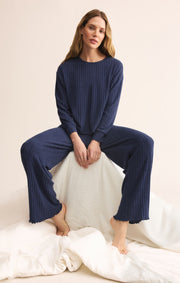 Z SUPPLY Dawn Silky Smocked Rib Pant-The Shop Laguna Beach