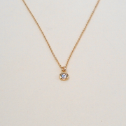 MAY MARTIN Petite CZ Necklace-The Shop Laguna Beach