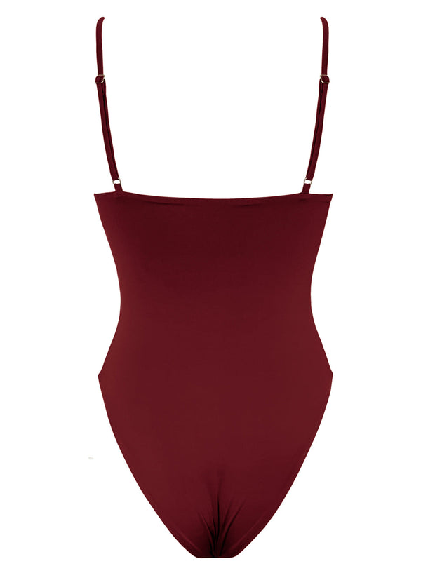 SLATE SWIM Phoenix Twist One Piece-The Shop Laguna Beach