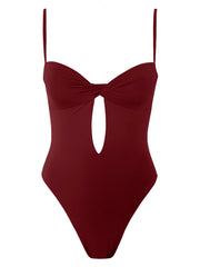 SLATE SWIM Phoenix Twist One Piece-The Shop Laguna Beach