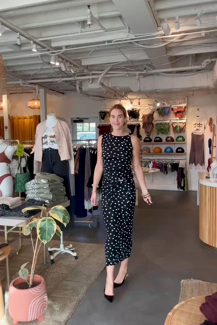 KEEN THE LABEL Petra Polka Mesh Tank