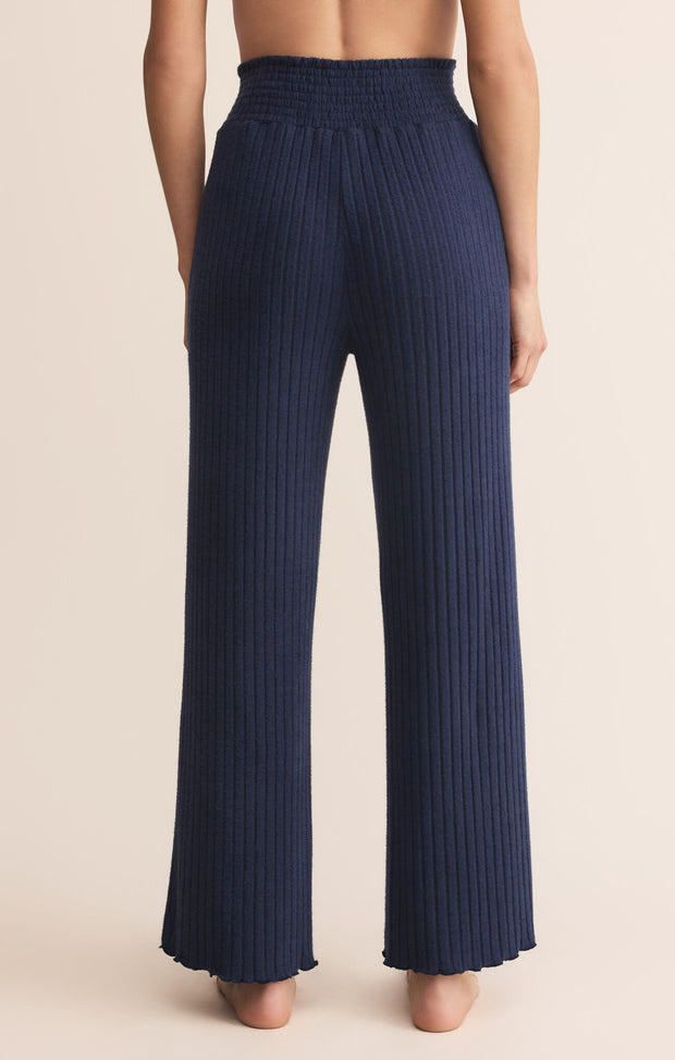 Z SUPPLY Dawn Silky Smocked Rib Pant-The Shop Laguna Beach