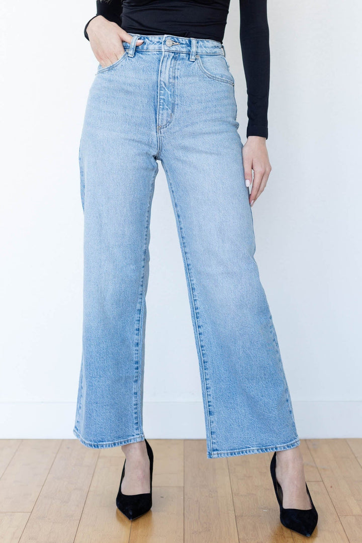 ROLLAS Heidi Ankle Jean - Sunshine Blue-The Shop Laguna Beach