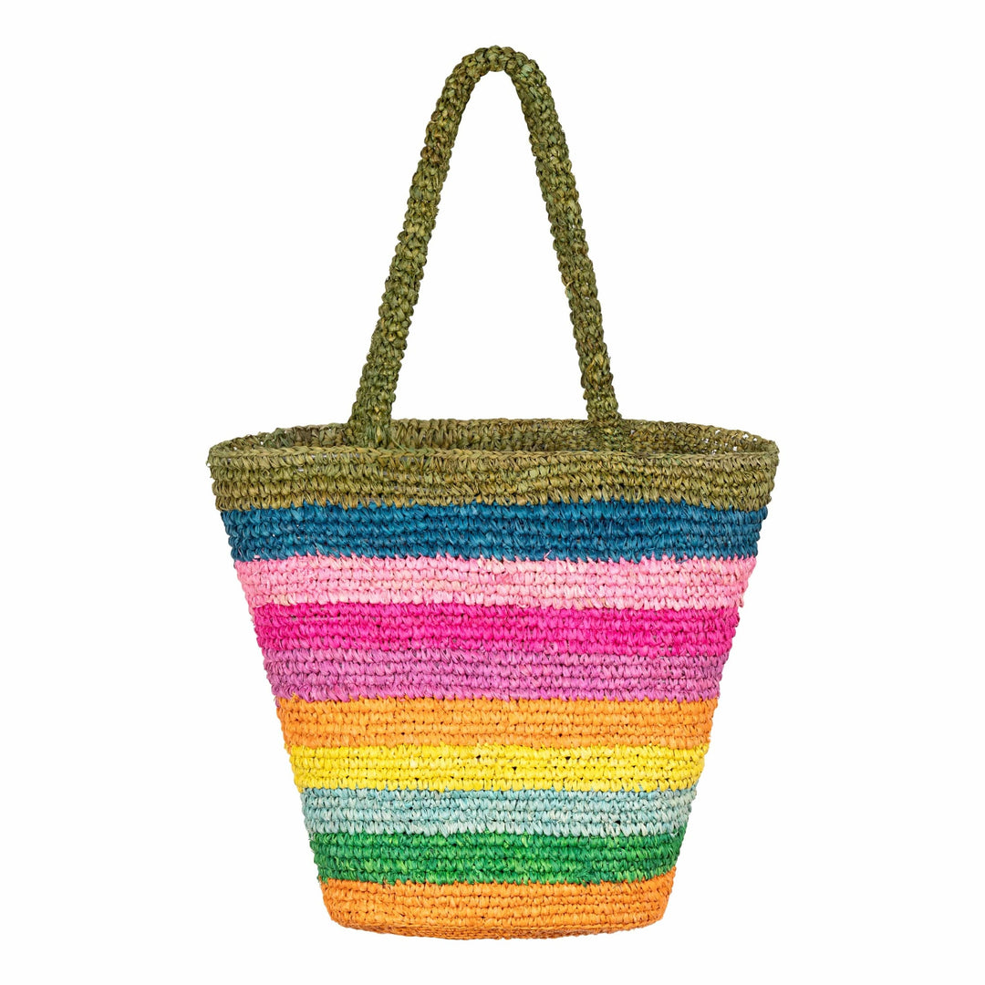 SUNSHINE TIENDA Bermuda Pool Straw Tote-The Shop Laguna Beach
