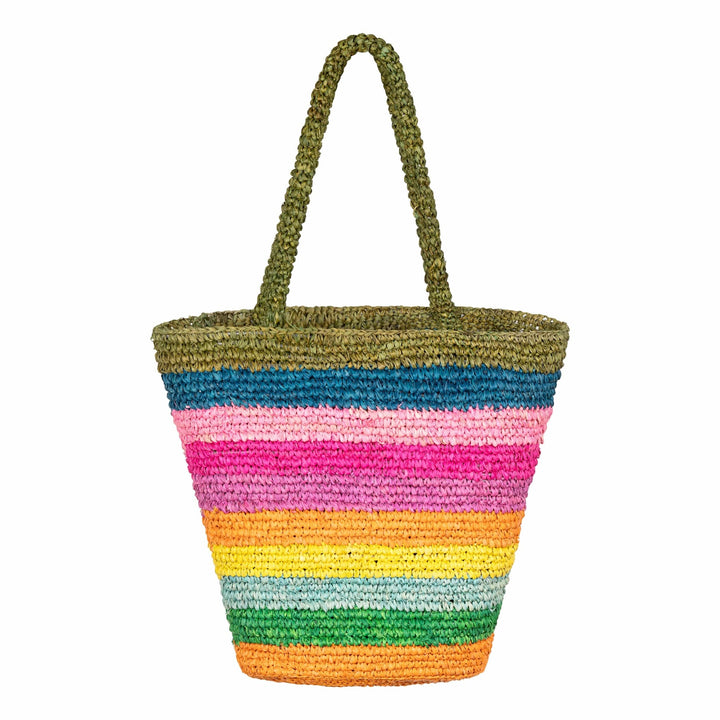 SUNSHINE TIENDA Bermuda Pool Straw Tote-The Shop Laguna Beach