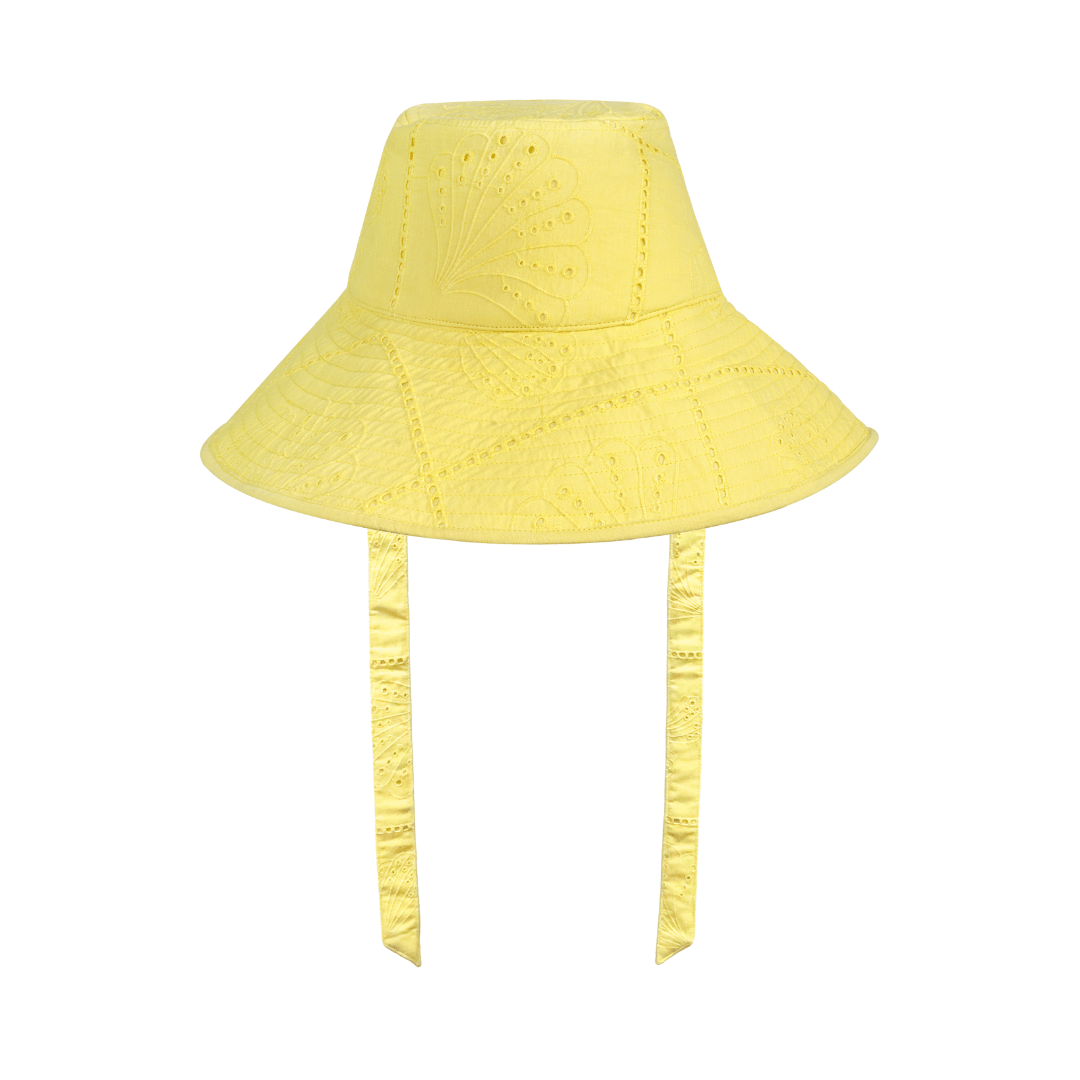 SUNSHINE TIENDA Shell Beachy Bucket Hat-The Shop Laguna Beach