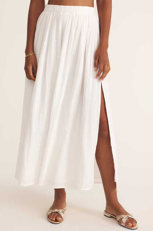 Z SUPPLY Reina Airy Gauze Midi Skirt