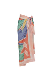 VITAMIN A Samara Printed Linen Sarong-The Shop Laguna Beach