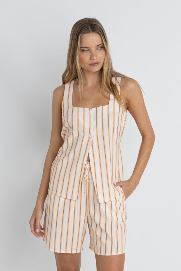 RHYTHM Tide Stripe Long Vest