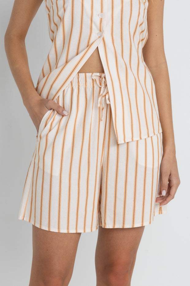 RHYTHM Tide Stripe Long Vest