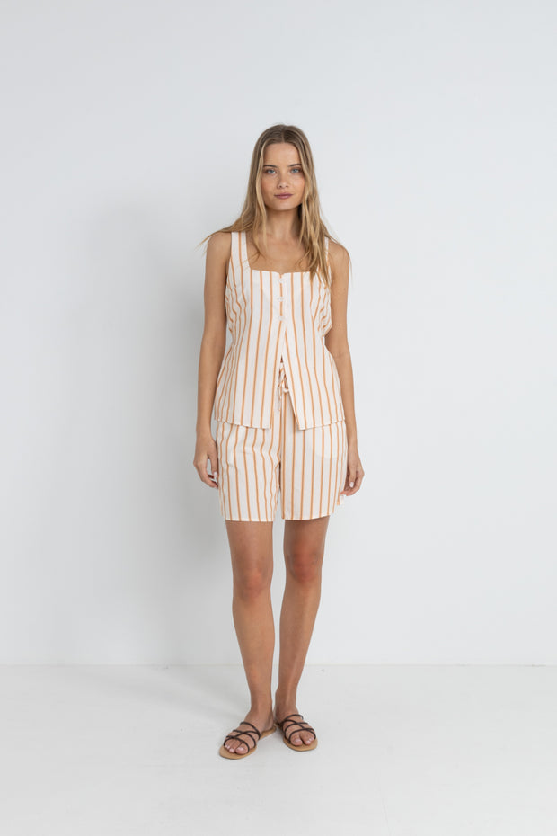 RHYTHM Tide Stripe Long Vest