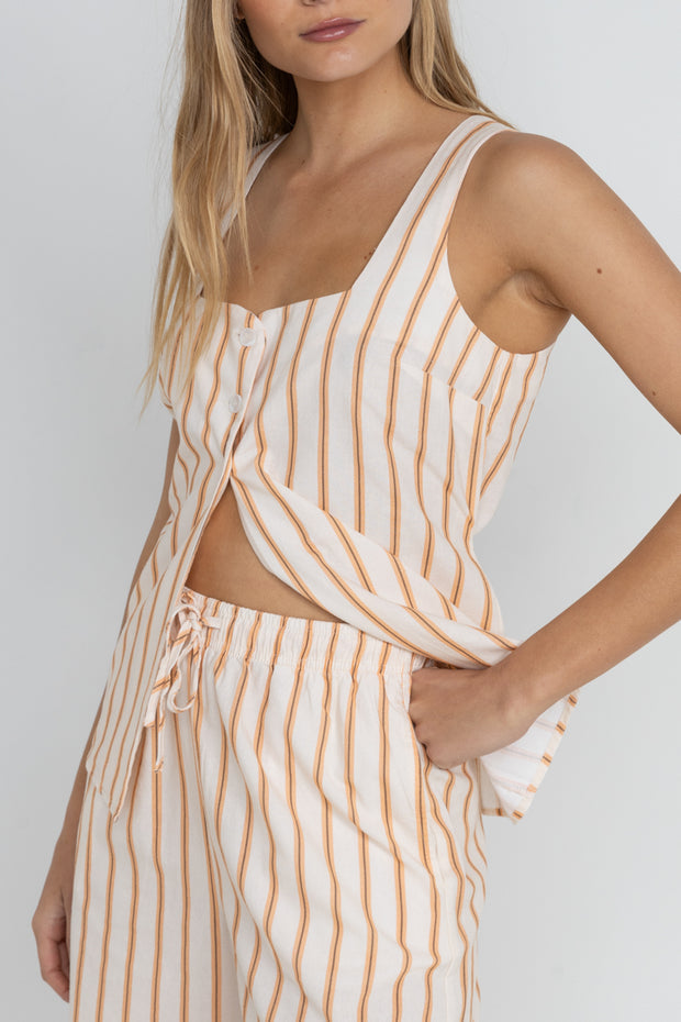 RHYTHM Tide Stripe Long Vest