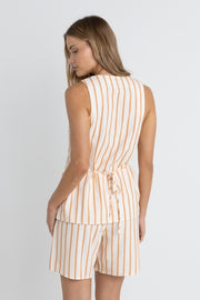 RHYTHM Tide Stripe Long Vest
