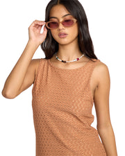 BILLABONG Eyelet Sun Midi Coverup Dress