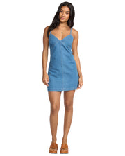 BILLABONG Indigo Skies Denim Dress-The Shop Laguna Beach
