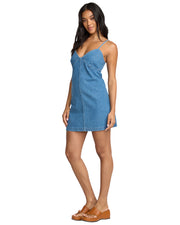 BILLABONG Indigo Skies Denim Dress-The Shop Laguna Beach