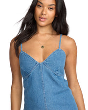 BILLABONG Indigo Skies Denim Dress-The Shop Laguna Beach