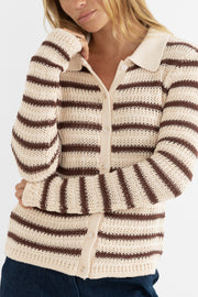 RHYTHM Highline Stripe Knit Sweater Top - More Colors Available