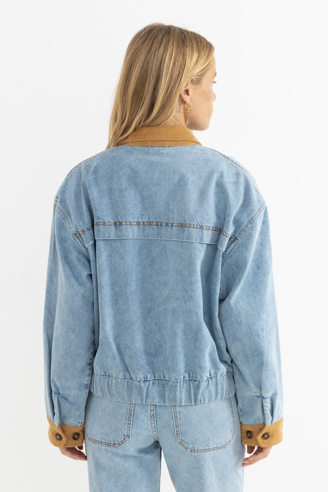 RHYTHM Mila Insulated Denim Jacket-The Shop Laguna Beach