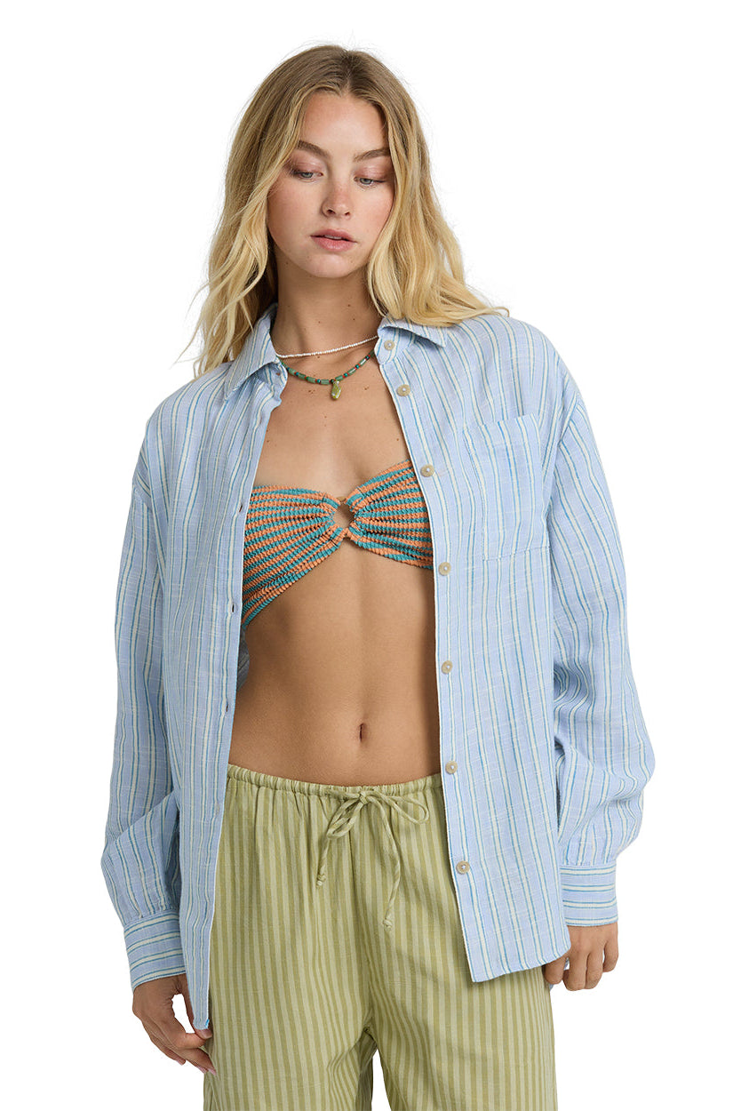 BILLABONG Wanderer Printed Long Sleeve Shirt-The Shop Laguna Beach