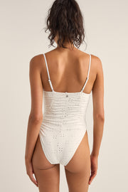 RHYTHM Brighton Eyelet Scrunch One Piece-The Shop Laguna Beach